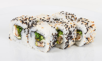 Japanese traditional Cuisine - Maki Roll with Nori , Cream Chees