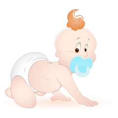Baby Vector Illustration