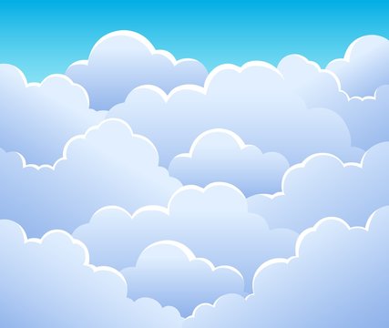Cloudy sky background 3