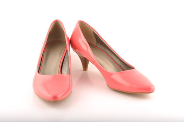 Woman Pink Shoes Patent Leather