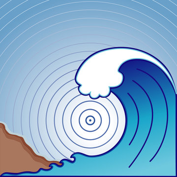 Giant Tsunami Wave