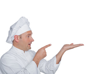 cook isolated on white background