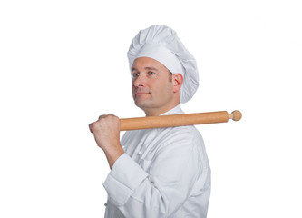 cook isolated on white background