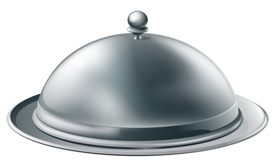 Silver platter illustration