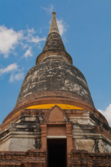 Naklejka premium Pagoda and sky