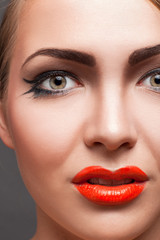 portrait of blond woman