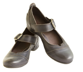 woman shoes isolated on white