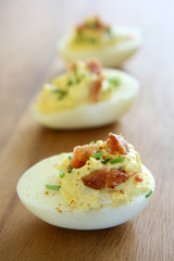 Deviled Eggs with Bacon
