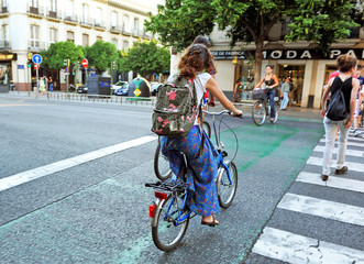 Bicicleta en la ciudad