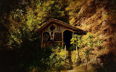 vintage forest pavilion