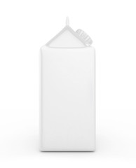 milk boxes isolated over a white background
