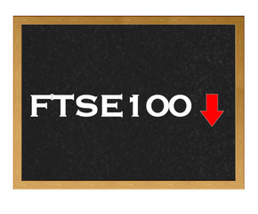 FTSE 100 negative.