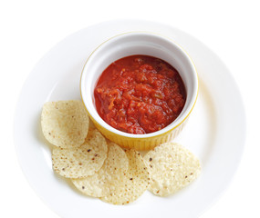 Wheat Chips and Salsa