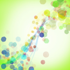 Colourful abstract illustration background