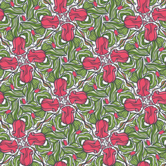 Floral seamless pattern