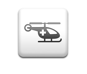 Boton cuadrado blanco helicoptero medico