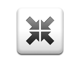 Obraz premium Boton cuadrado blanco simbolo reducir