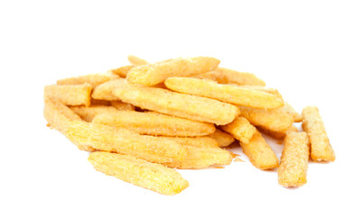 potato chips isolated