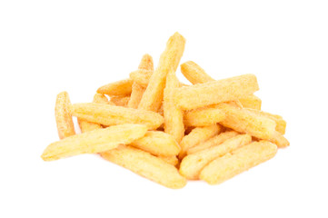 potato chips isolated