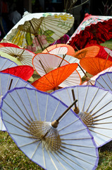 handmade umbrella in thailand