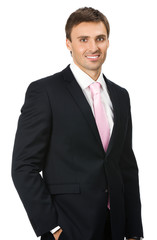 Businessman, isolated on white