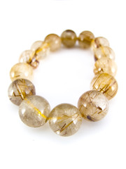 紅針水晶／中央／水晶ブレスレット／宝石／装飾品