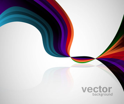 Abstract new Vector Wave background