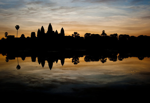 Angkor Wat temple at sunrise, Cambodia