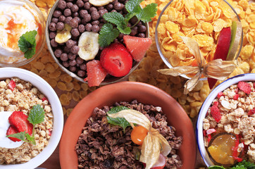 Variety of breakfast cereal