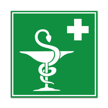Se&ntilde;al simbolo farmacia