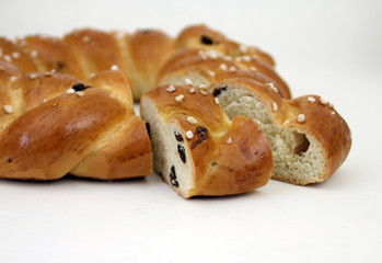 Geflochtener Hefezopf