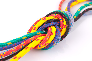 colorful rope knot
