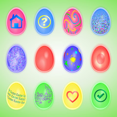 Easter eggs set