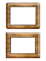 wooden frames
