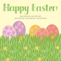 Happy easter card