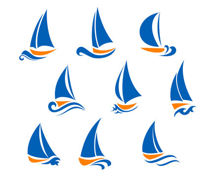 Yachting and regatta symbols
