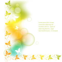 floral vector background. Eps10