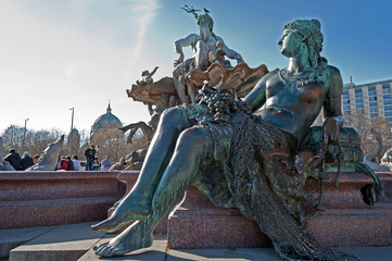 Berlin Alexanderplatz - Neptunbrunnen