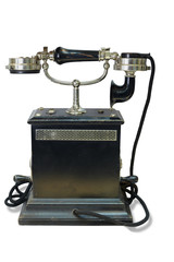 Old-fashioned desktop phone for general use.