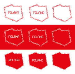 Mapa Polski, Poland