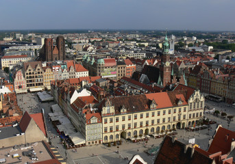Wrocławski rynek - obrazy, fototapety, plakaty