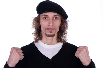 Portrait of young man