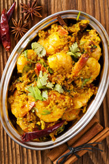 Garnelen in masala fry