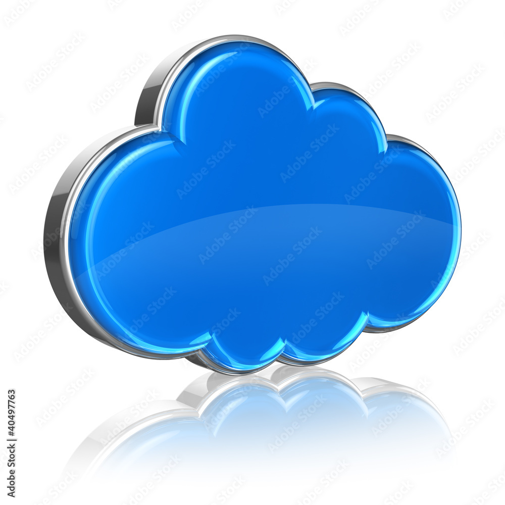 Poster cloud computing concept