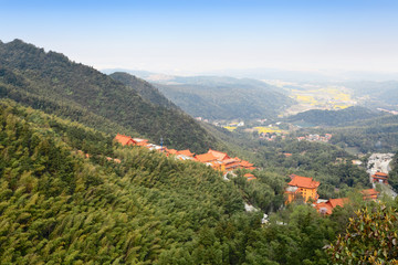 buddhist temple in mountain
