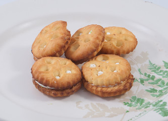 cookie on  dish
