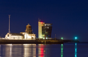 Fototapeta na wymiar Aberdeen Harbor Lights wieżowe