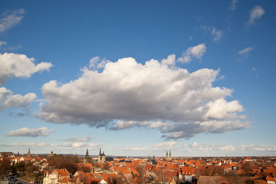 Blick &uuml;ber die Quedlinburger Stadt