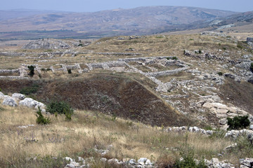 Ruins of old Hittite capital Hattusa, Turkey