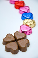 heart chocolate